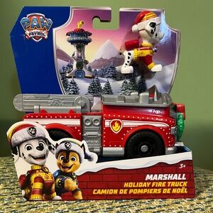 Marshall Christmas fire truck toy
